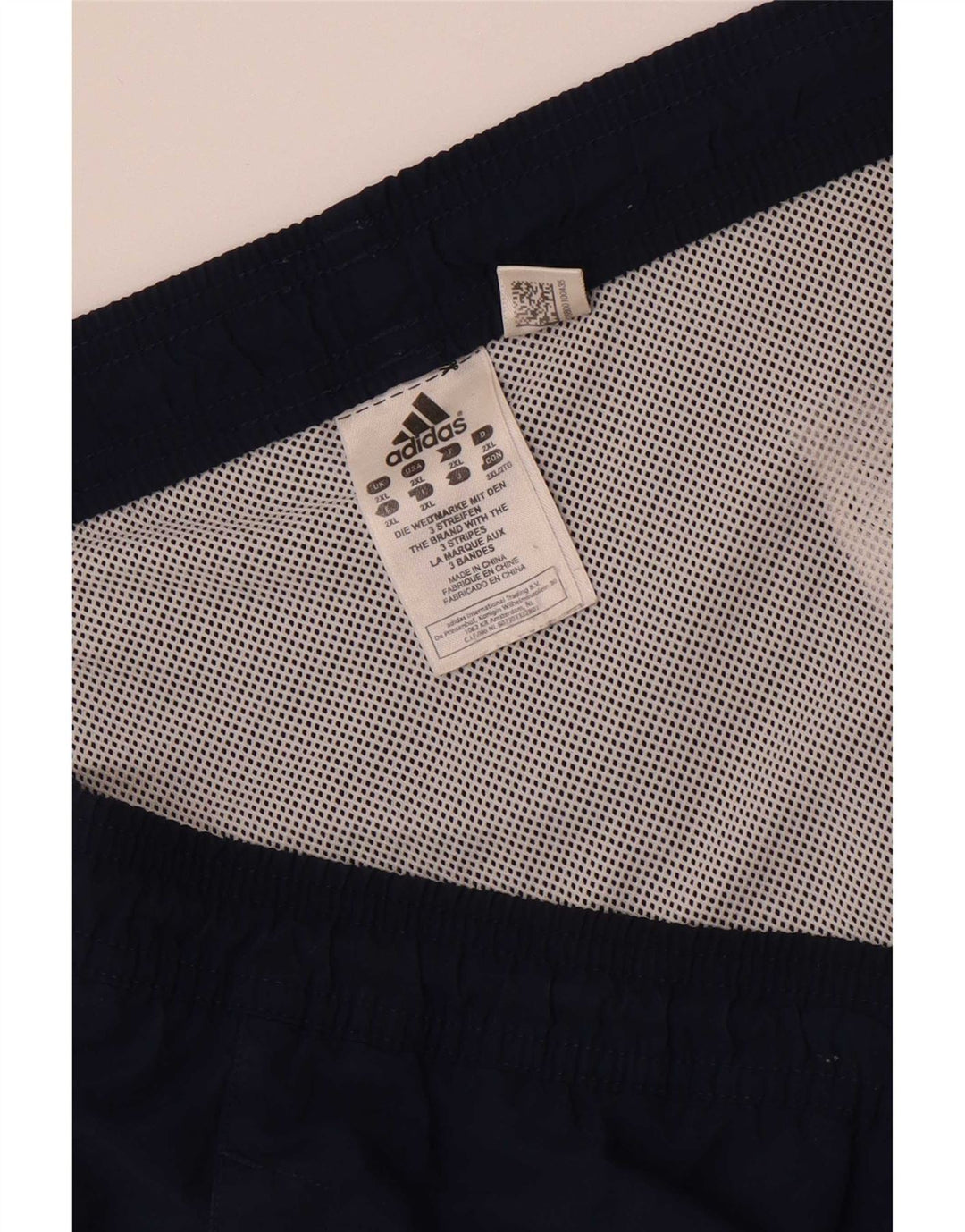 Męskie spodenki kąpielowe Adidas 2XL granatowe, nylonowe