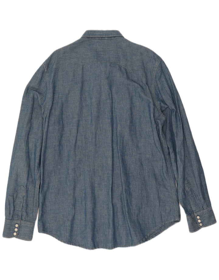 Koszula męska Levi's Western Slim Fit XL, niebieska, bawełniana