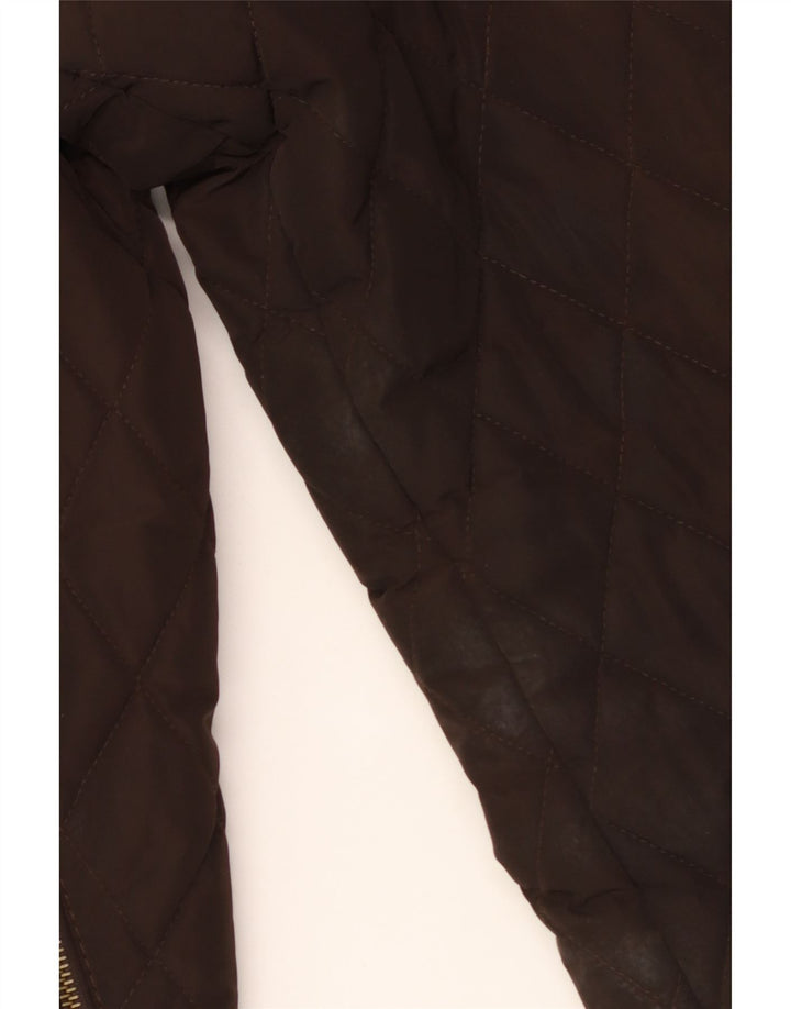 Męska pikowana kurtka wojskowa Zara UK 42 XL brązowa