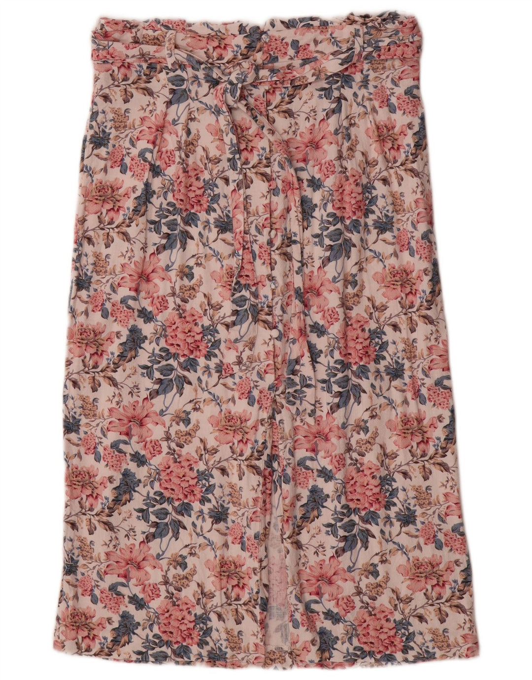 Damska spódnica midi Oasis UK 14 Medium W30 Wielobarwna kwiatowa wiskoza