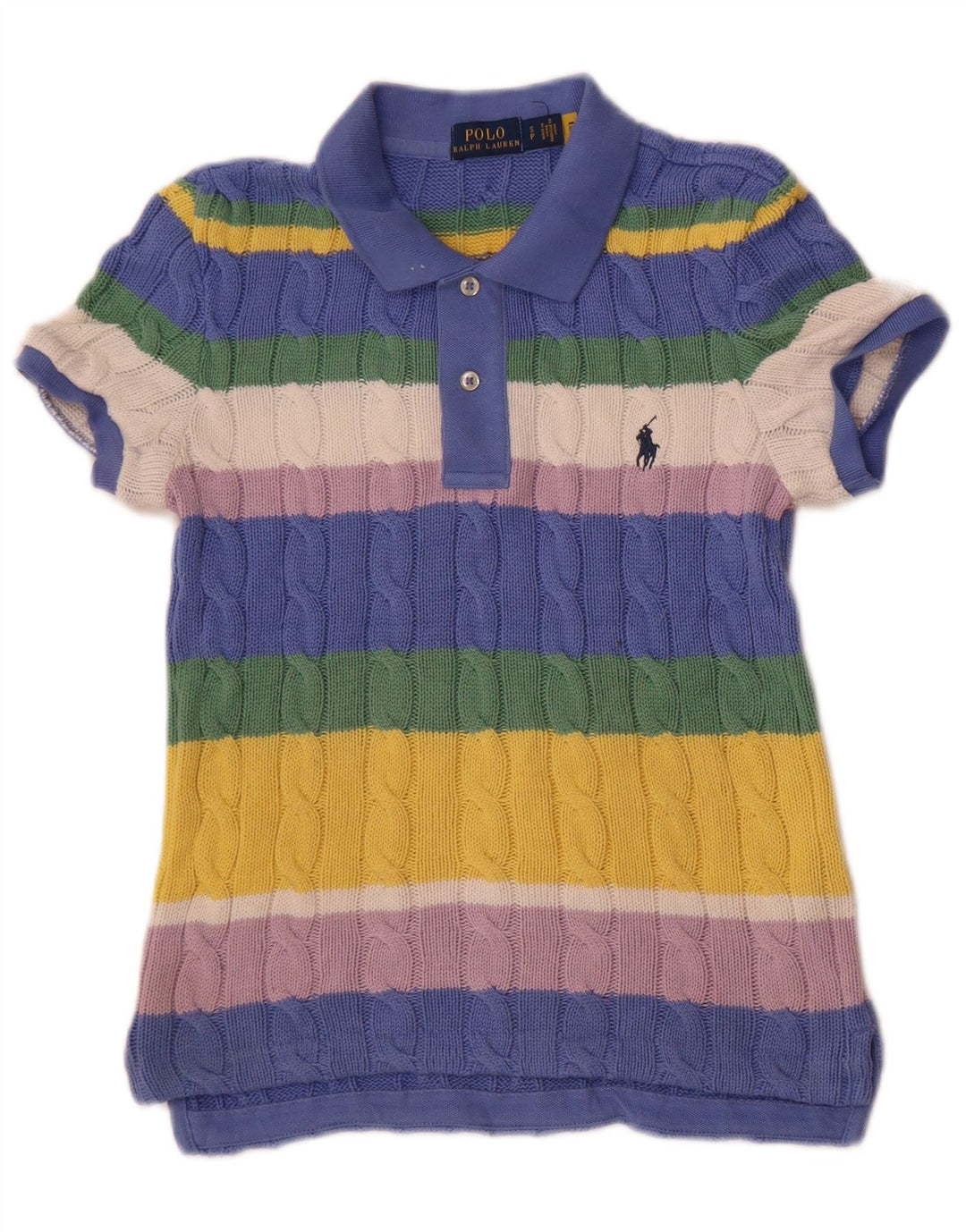 Polo Ralph Lauren Dziewczęce 11-12 lat, małe, wielokolorowe paski