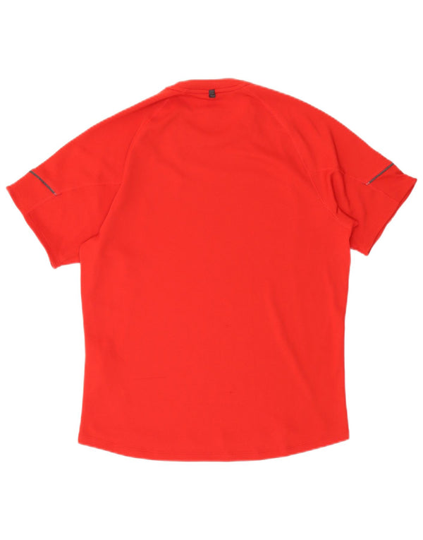 T-shirt męski Nike Dri Fit Top UK 34/36, mały, czerwony poliester