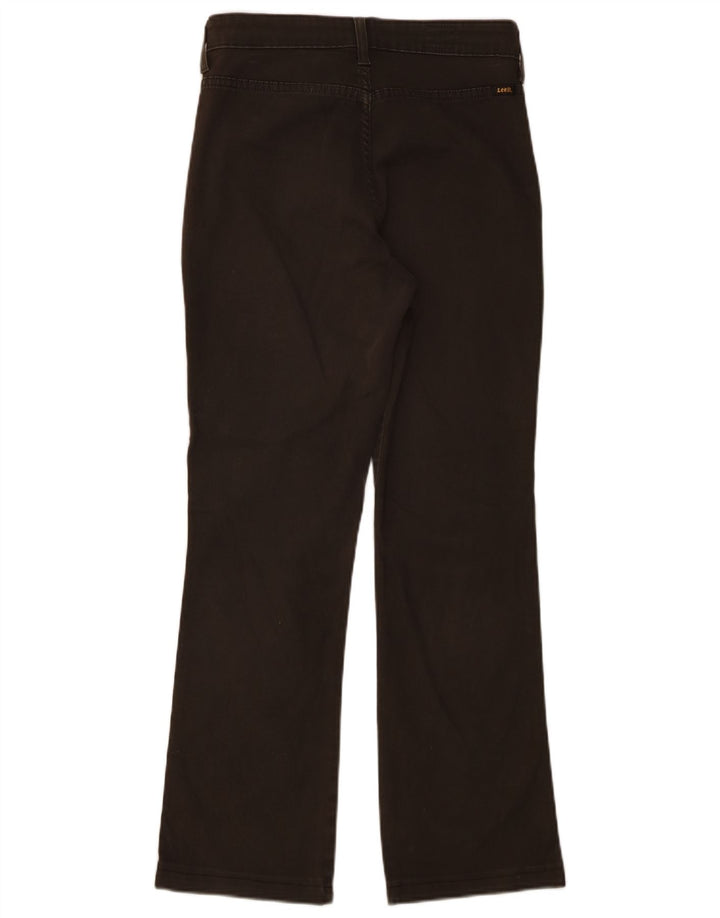 Proste spodnie damskie LEE W26 L27 Khaki