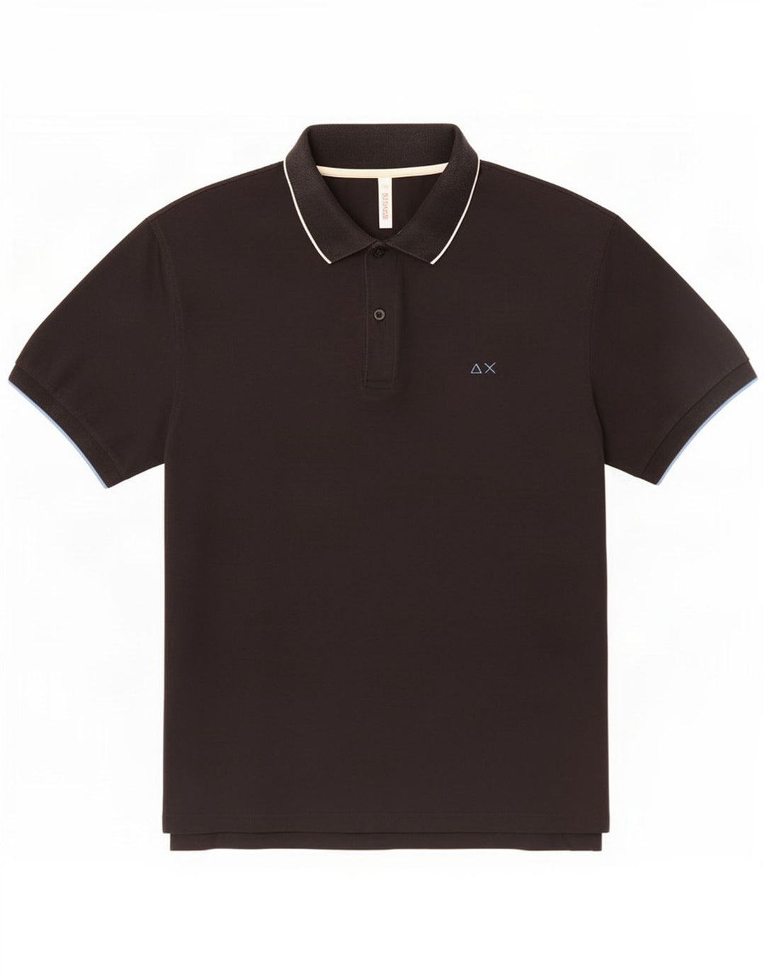 Męska koszulka polo Sun68 2XL, czarna, bawełniana