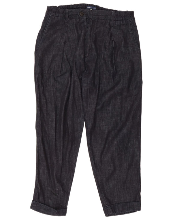 Damskie spodnie garniturowe Levi's Pegged W34 L26 Granatowa bawełna