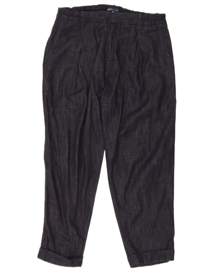 Damskie spodnie garniturowe Levi's Pegged W34 L26 Granatowa bawełna