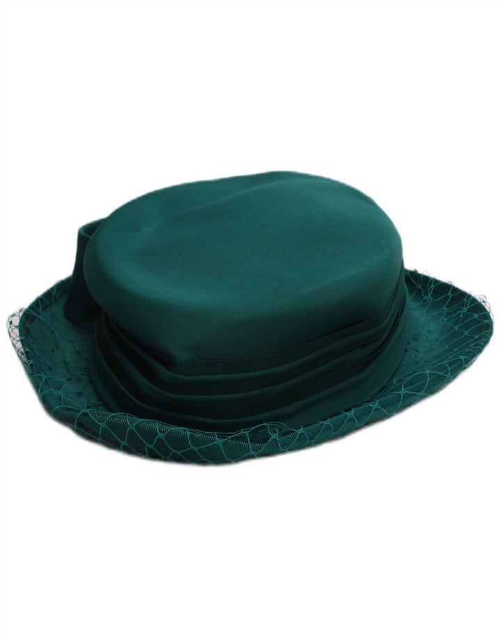 KANGOL Womens Retro Pillbox Hat One Size Green Polyester Classic
