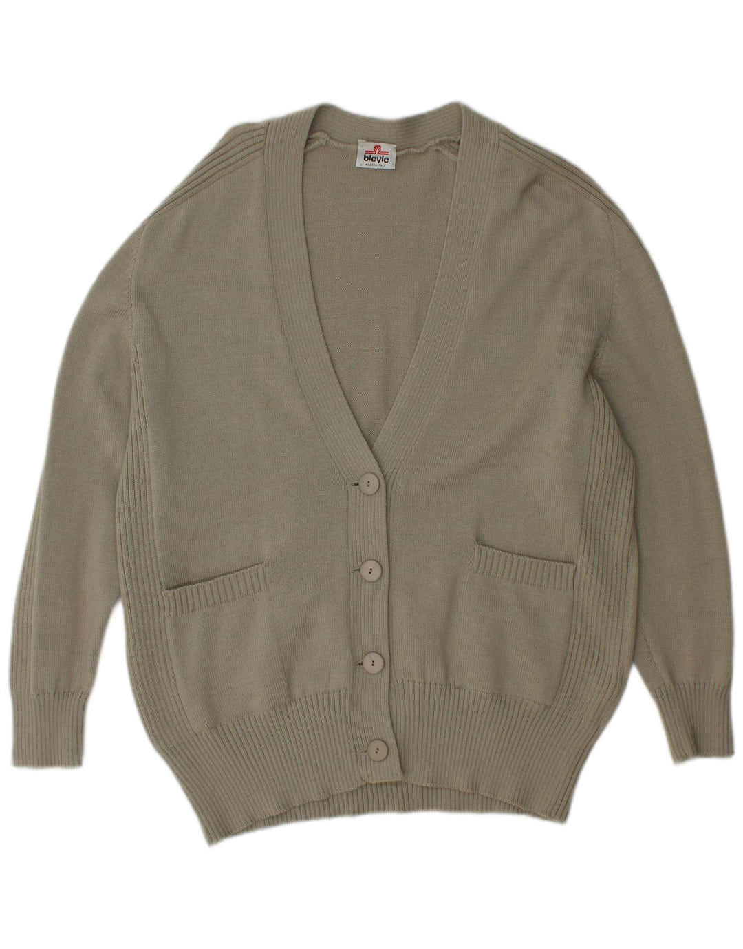 Sweter damski BLEYLE UK 20 2XL Zielona dziewicza wełna