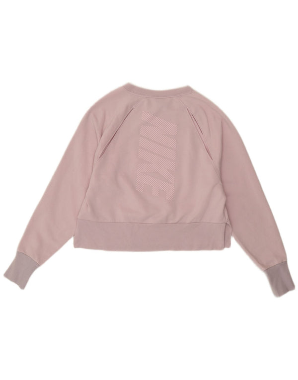Damska bluza dresowa Nike Dri Fit Crop Oversize UK 6 XS Fioletowa