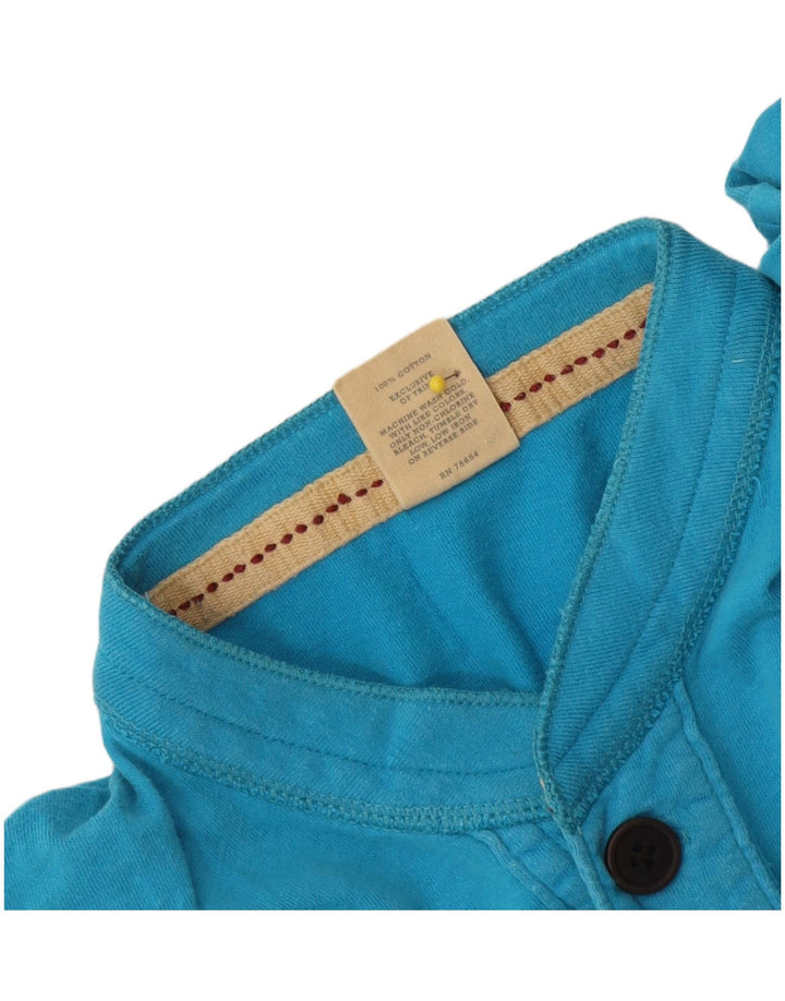 Męska koszulka polo Hollister, duża, niebieska, bawełniana