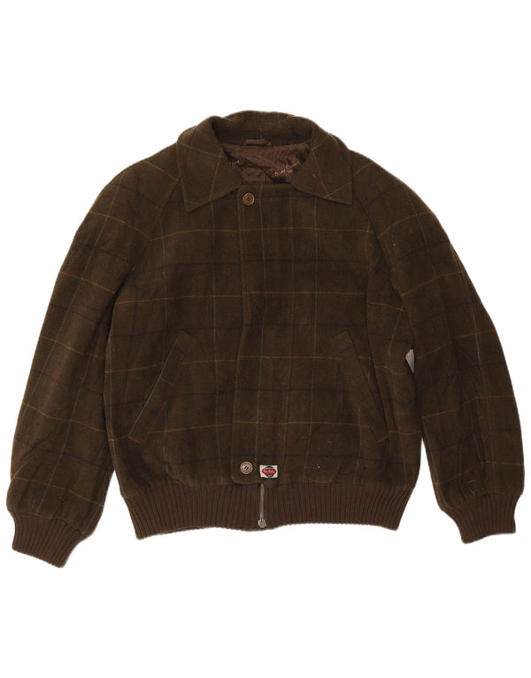 Męska kurtka bomber Pierre Cardin UK 42 XL Khaki w kratkę