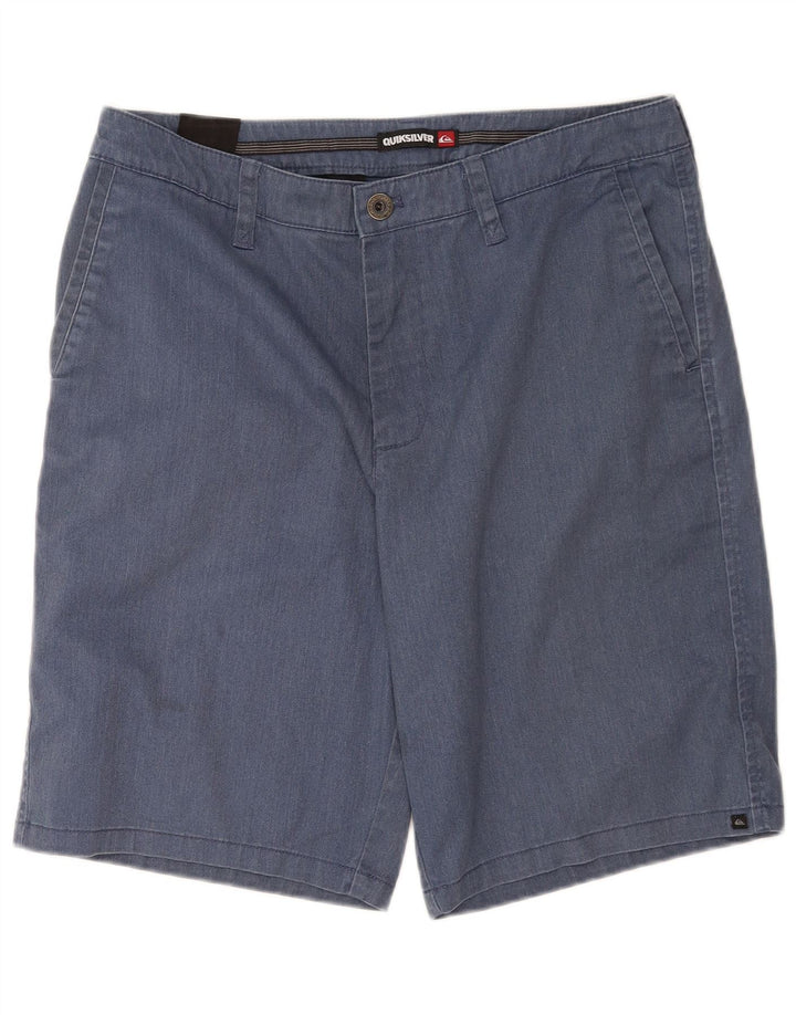 Męskie spodenki Chino Quiksilver W33 Średnioniebieskie, bawełniane