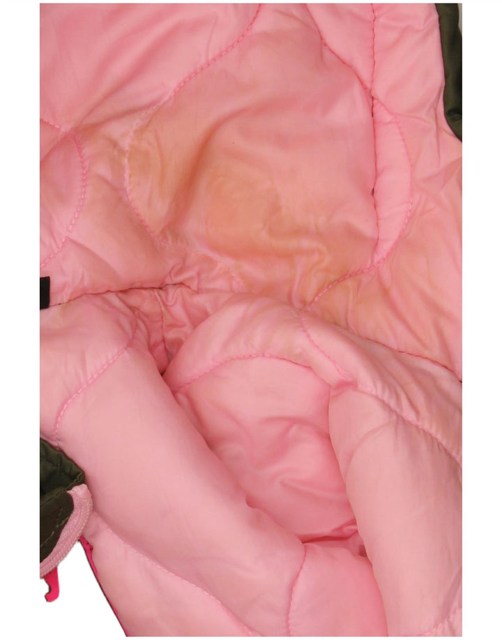 Damska kurtka parka z kapturem SUPERDRY UK 14, średni nylon khaki