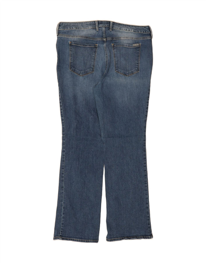 EDDIE BAUER Womens Slightly Curvy Bootcut Jeans US 18 2XL W38 L31 Blue Vintage Eddie Bauer and Second-Hand Eddie Bauer from Messina Hembry 
