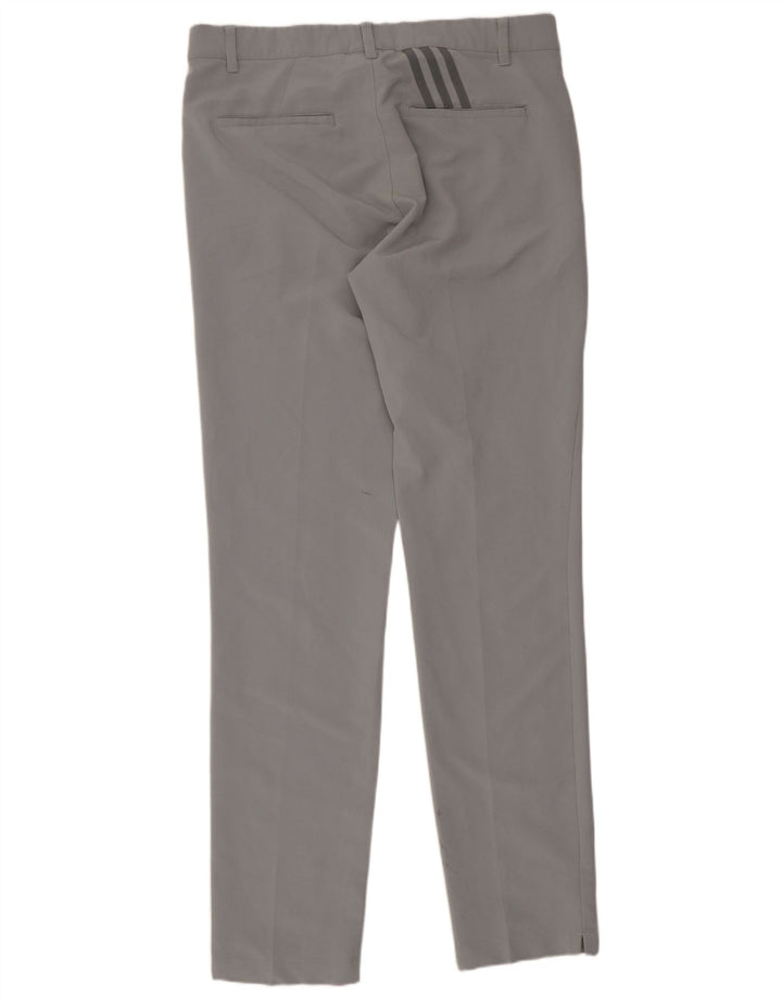 Spodnie damskie Adidas Slim Chino W32 L34 Szary poliester