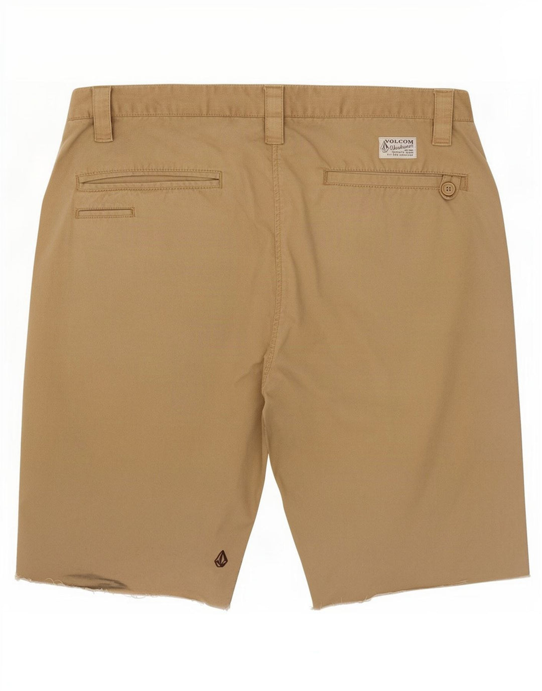Męskie spodenki robocze Chino Volcom W34, duże, brązowe, bawełniane