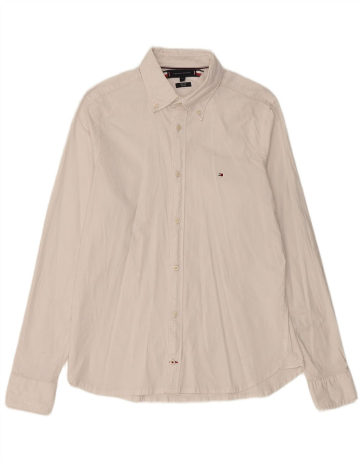 Koszula męska Slim Fit Tommy Hilfiger w kolorze średniej bieli