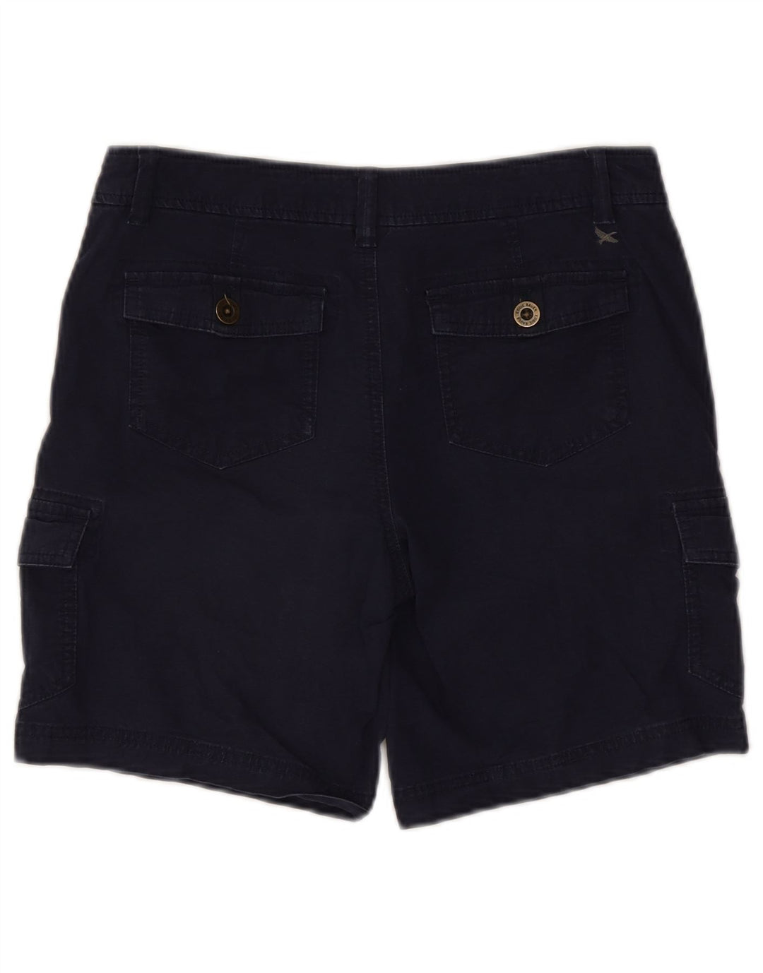 EDDIE BAUER Womens Cargo Shorts US 2 XS W30  Navy Blue Cotton
