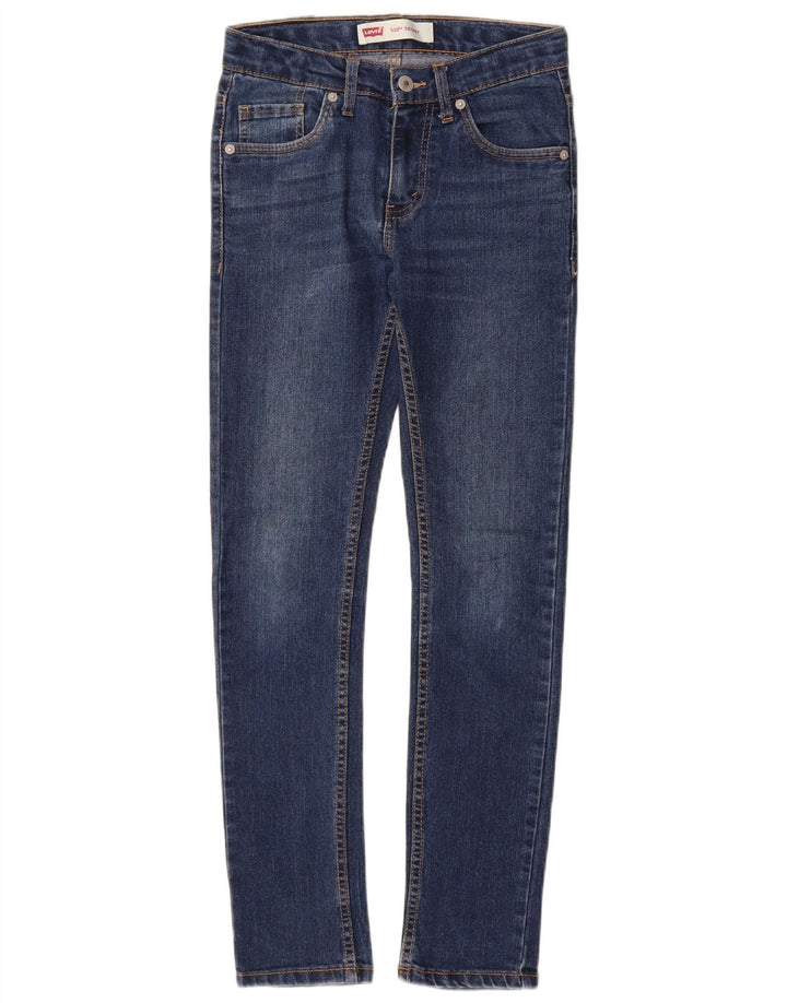 Dżinsy Skinny chłopięce LEVI'S 510 11-12 lat W24 L28 Niebieskie