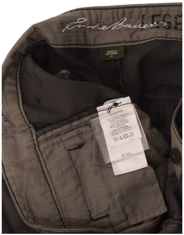 Damskie spodenki Chino Eddie Bauer US 8 Medium W30 Szara bawełna