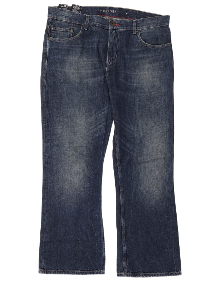 Męskie jeansy Bootcut Tommy Hilfiger W36 L30 Niebieskie bawełniane