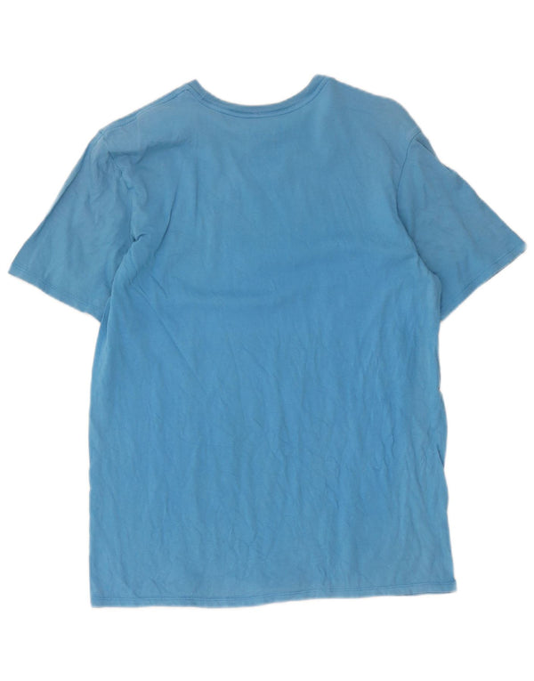 Męski T-shirt Nike Athletic Cut Graphic Top, średni niebieski