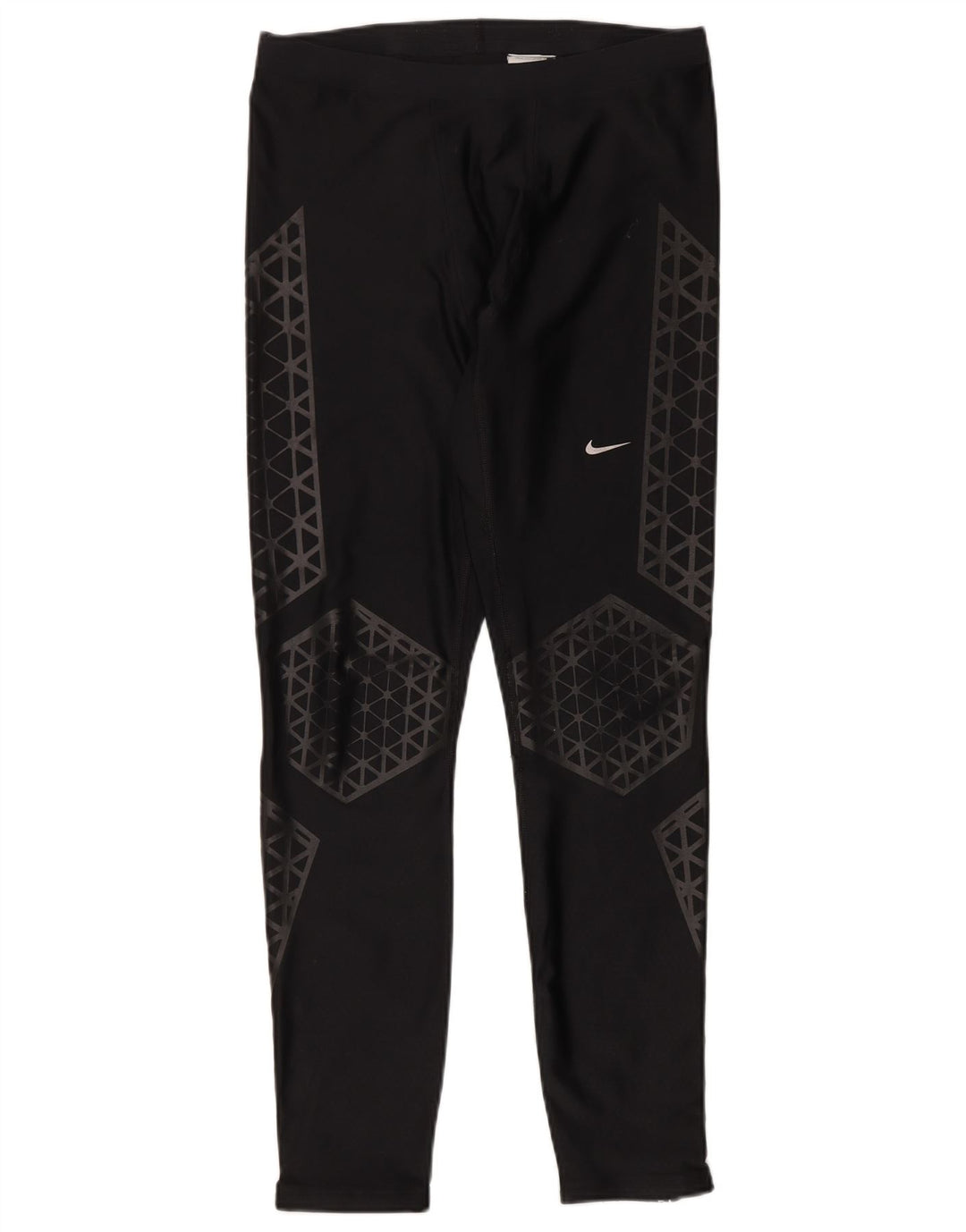 Męskie legginsy Nike Dri Fit XL, czarny, geometryczny poliester