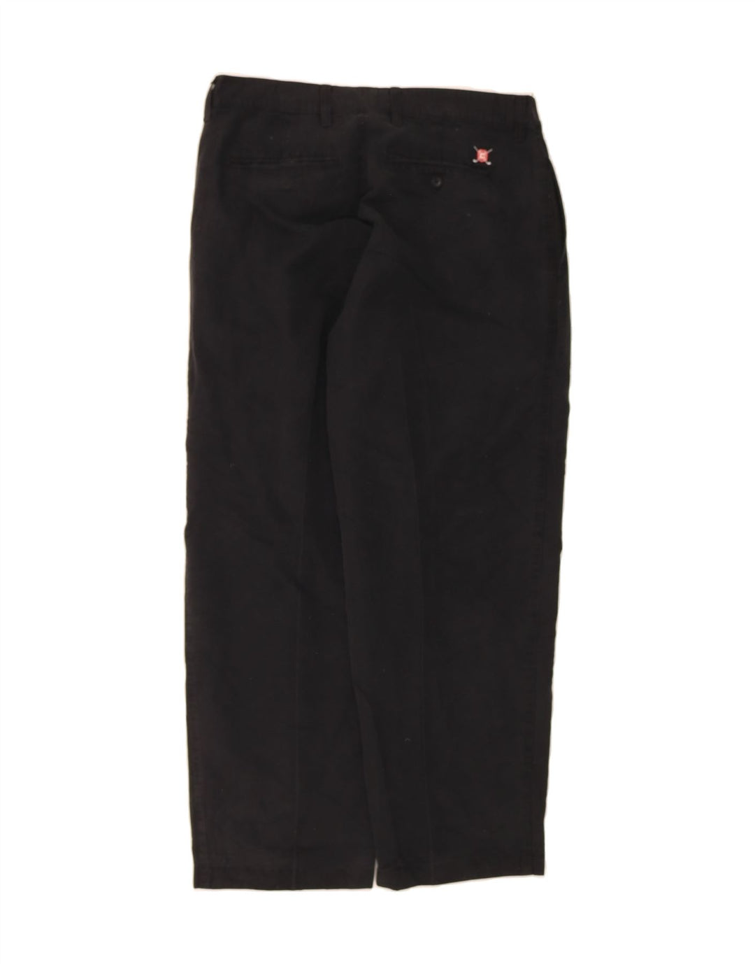 CHAPS Mens Tapered Chino Trousers W32 L27 Black Rayon Vintage Chaps and Second-Hand Chaps from Messina Hembry 