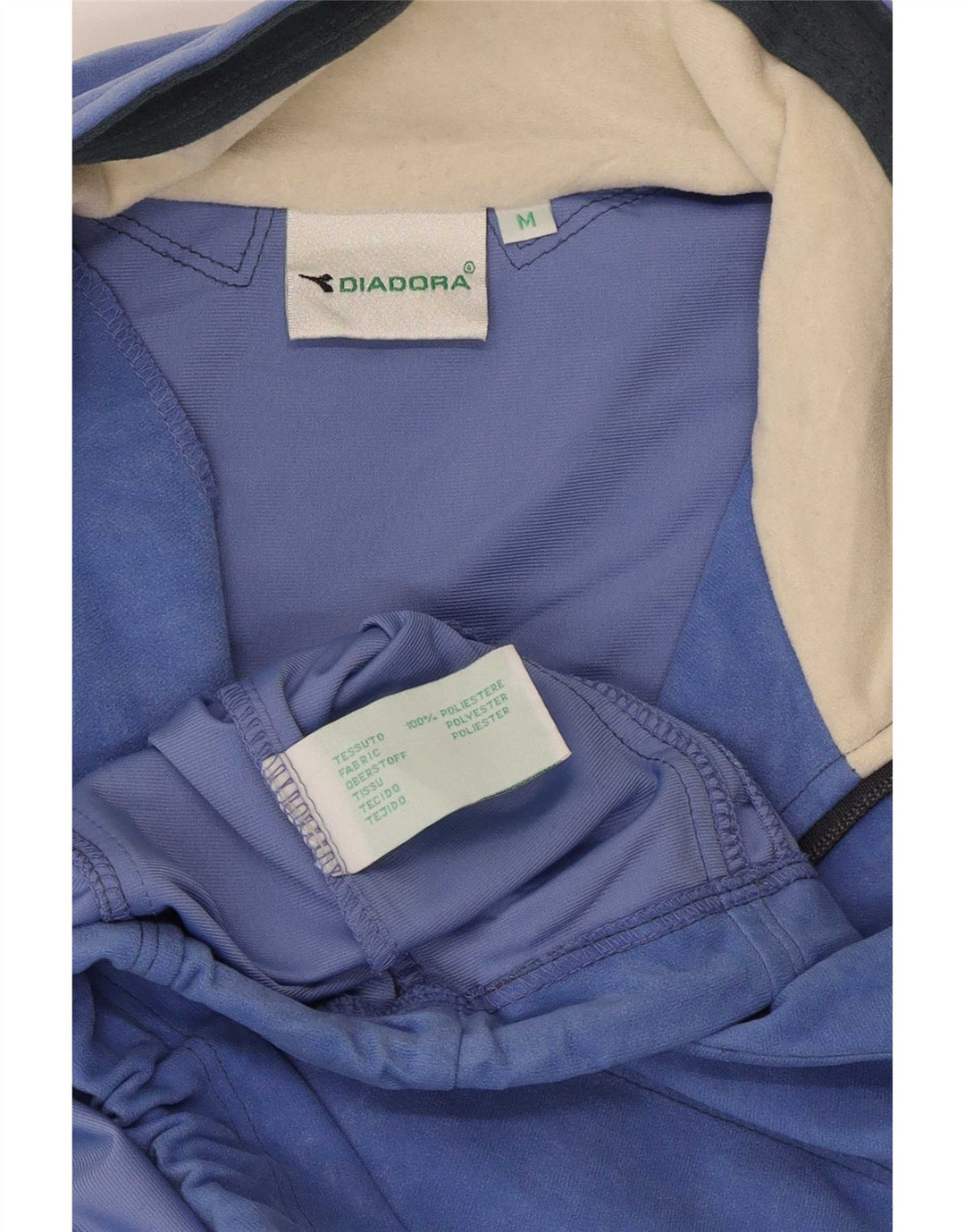 Damska bluza dresowa typu oversize Diadora UK 14, średnia niebieska