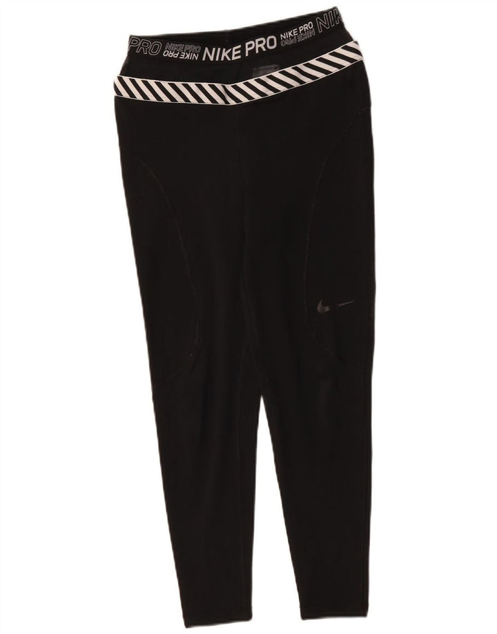 Damskie legginsy NIKE Graphic UK 8, małe, czarne