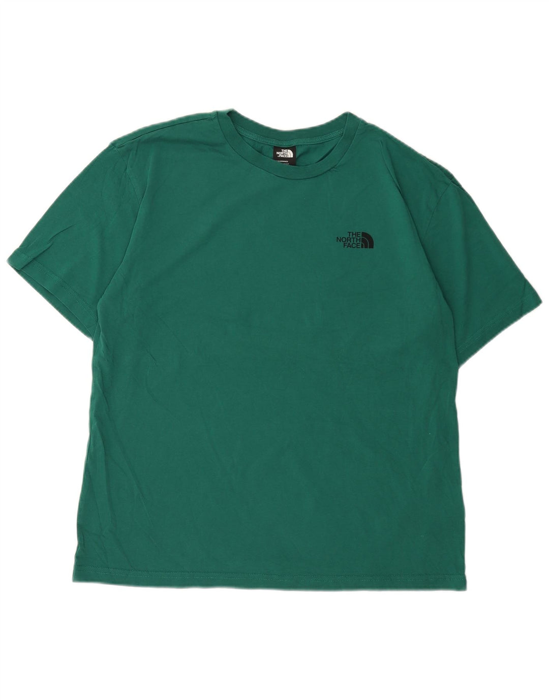 Męski T-shirt z grafiką The North Face, bawełniany, w kolorze średnio zielonym