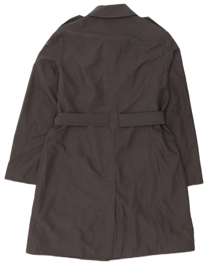 MARKS & SPENCER Damski trencz UK 14 XL, czarny poliester