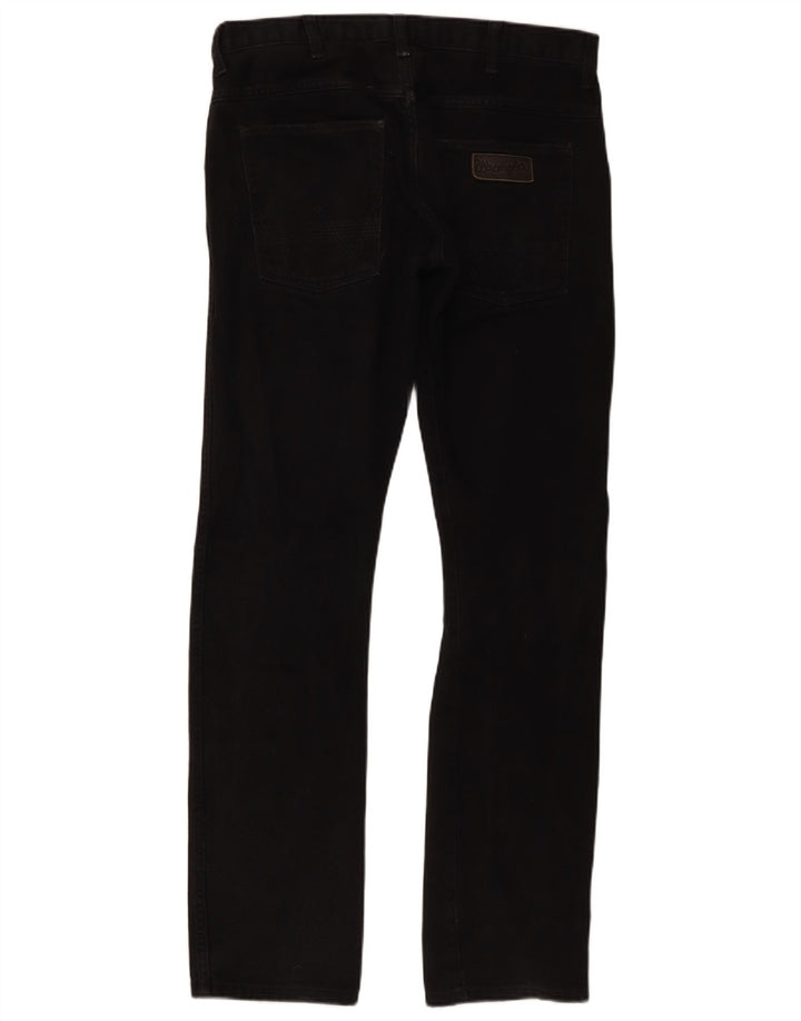 Damskie jeansy Wrangler Spencer Slim W32 L34 Czarne bawełniane
