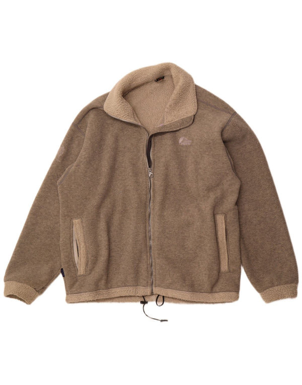 Męska kurtka polarowa LOWE ALPINE UK 42 XL, szary poliester