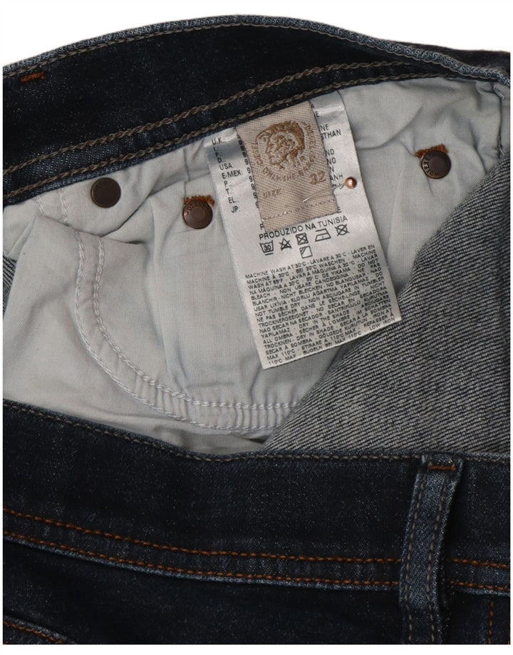 DIESEL Męskie jeansy skinny W32 L32 Granatowe, bawełniane