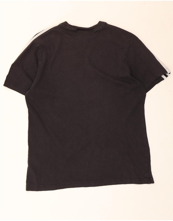 Adidas Męski T-shirt Top Średni Czarny Bawełniany