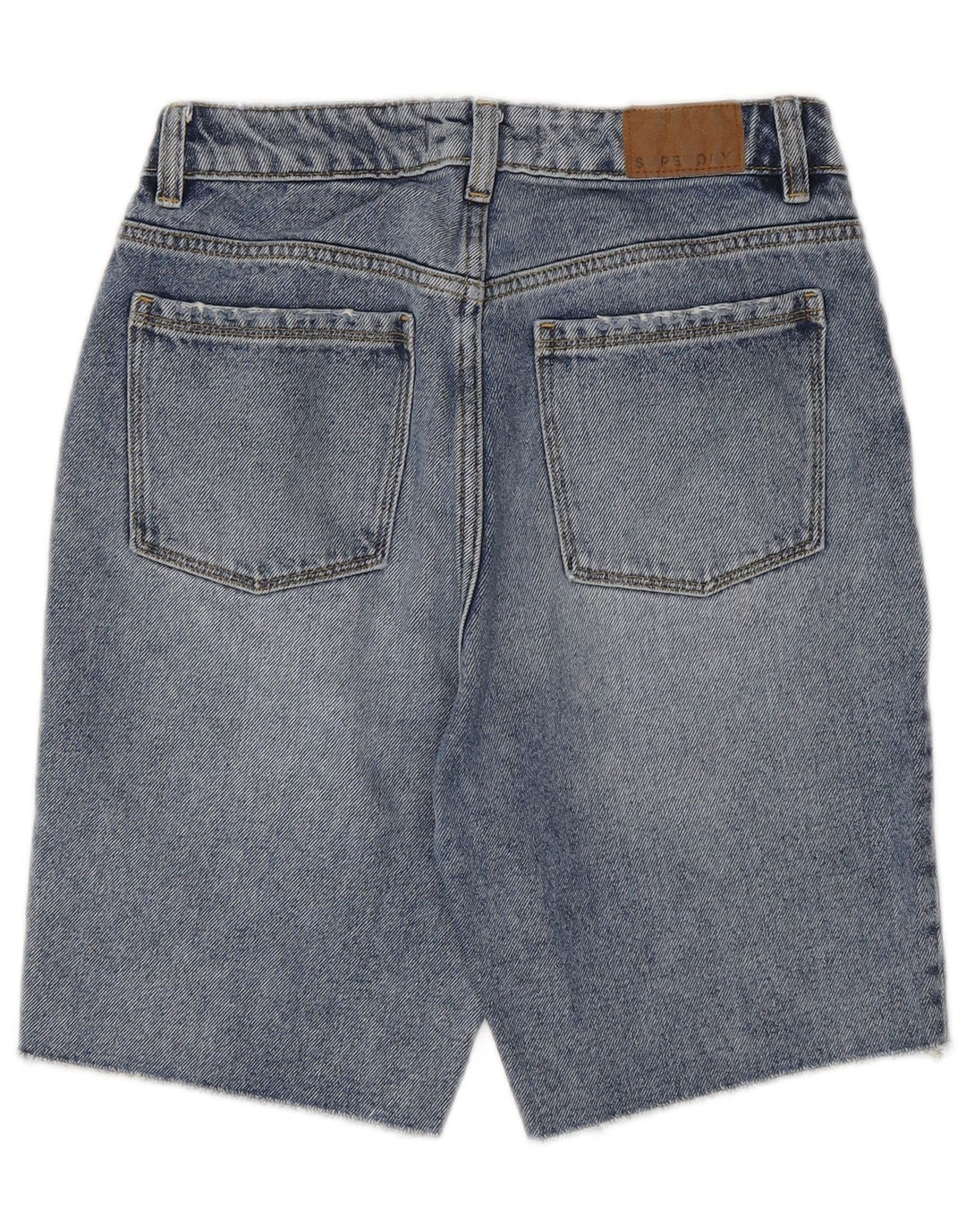 Damskie spodenki jeansowe SUPERDRY W26 Małe, niebieskie, bawełniane