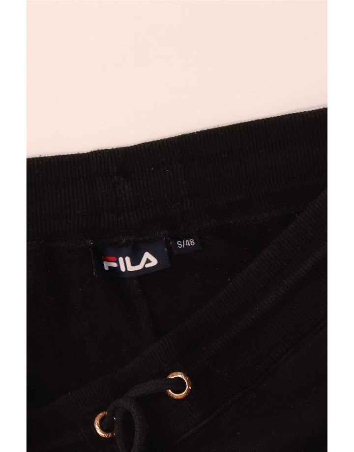 Męskie spodnie dresowe Fila Joggers Small Black Poliester
