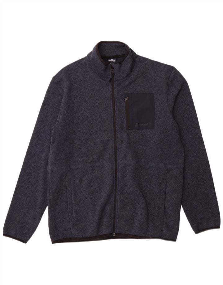 Kurtka męska dresowa CHAMPION 3XL granatowa, poliester