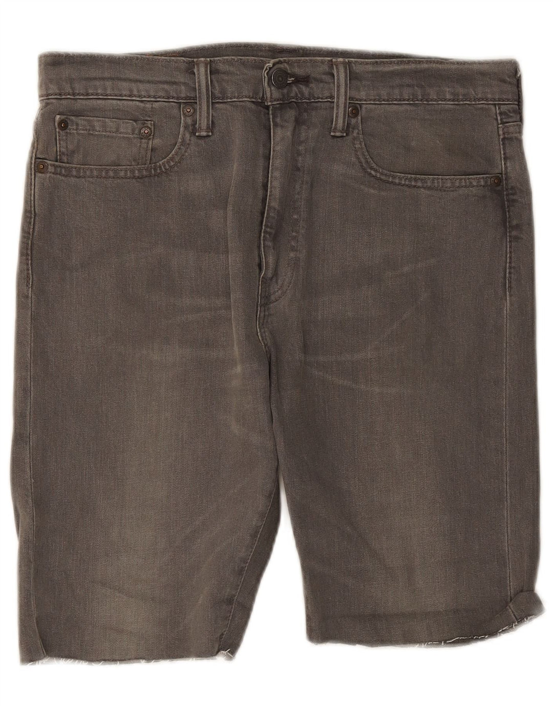 Męskie spodenki jeansowe Levi's 522 W32 Średnioszary bawełniany