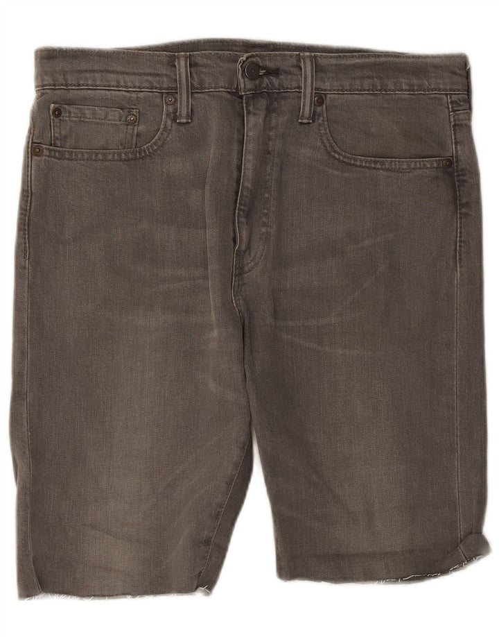 Męskie spodenki jeansowe Levi's 522 W32 Średnioszary bawełniany