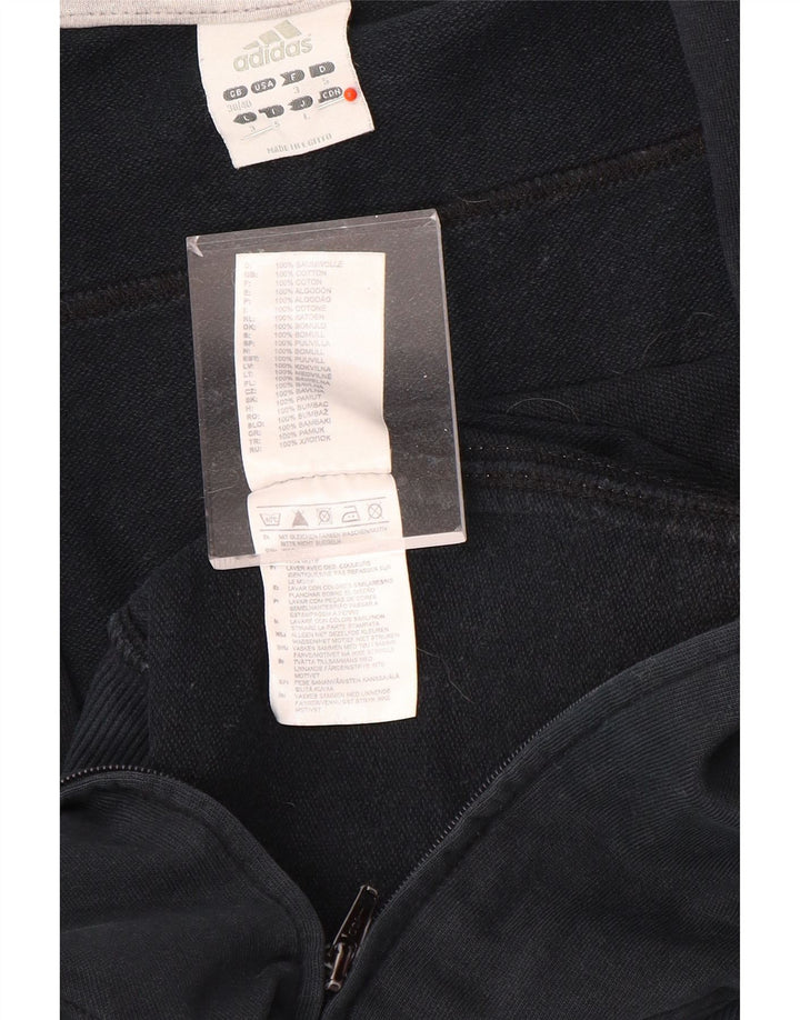Adidas Męska bluza dresowa UK 38/40 Średnia czarna bawełna