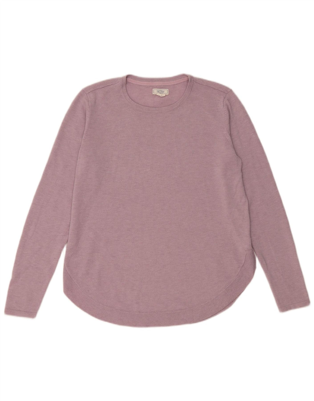 Damski sweter oversize Fat Face z okrągłym dekoltem UK 10, mały fiolet