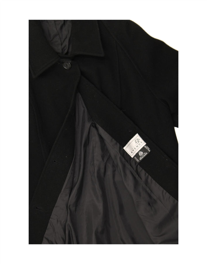 AVENUE Womens Overcoat UK 18 XL Black New Wool Vintage Avenue and Second-Hand Avenue from Messina Hembry 