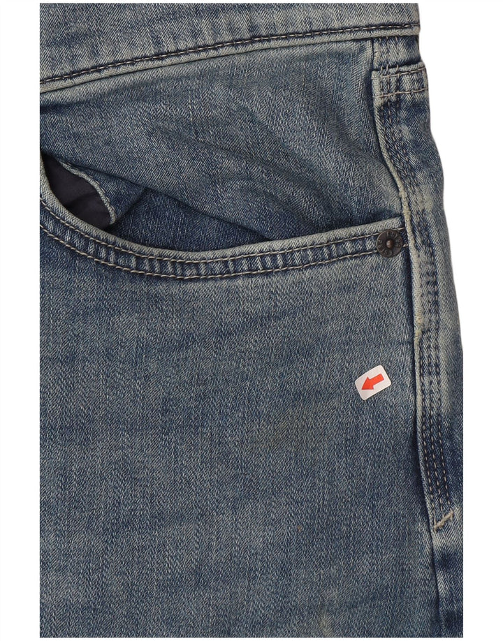 Marks & Spencer Męskie jeansy slim W40 L29 Niebieskie, bawełniane