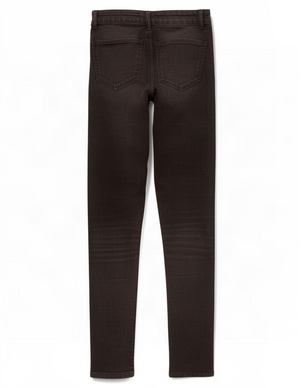 Damskie jeansy obcisłe z wysokim stanem Zara EU 34 2XS W24 L27 Czarne bawełniane