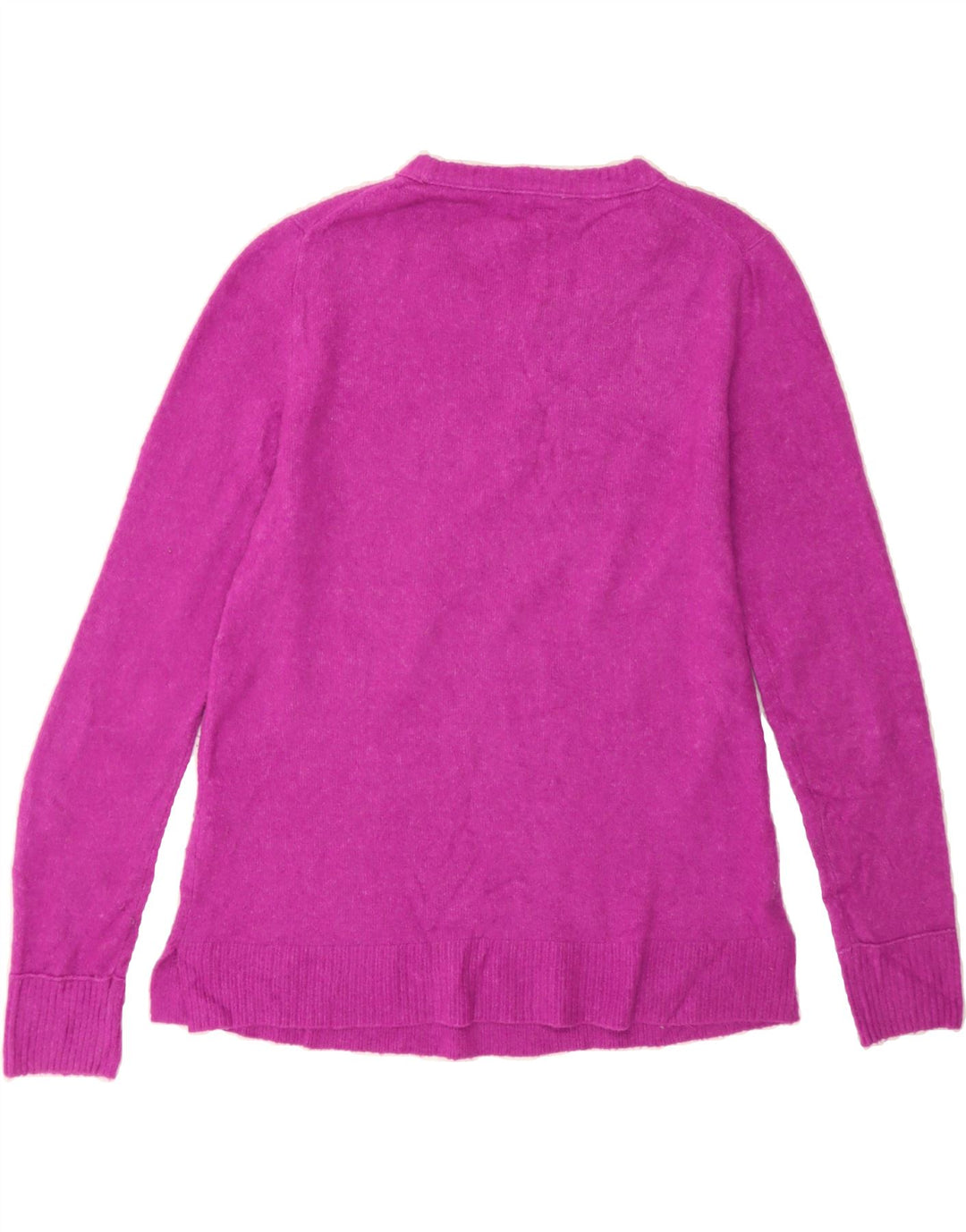 J. CREW Womens Crew Neck Jumper Sweater UK 12 Medium Pink Acrylic Vintage J. Crew and Second-Hand J. Crew from Messina Hembry 