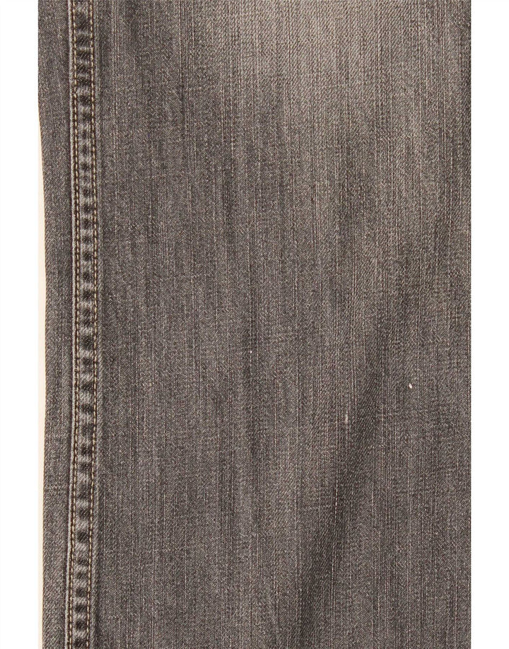 Damskie jeansy Levi's 514 Straight W32 L32 Szara bawełna