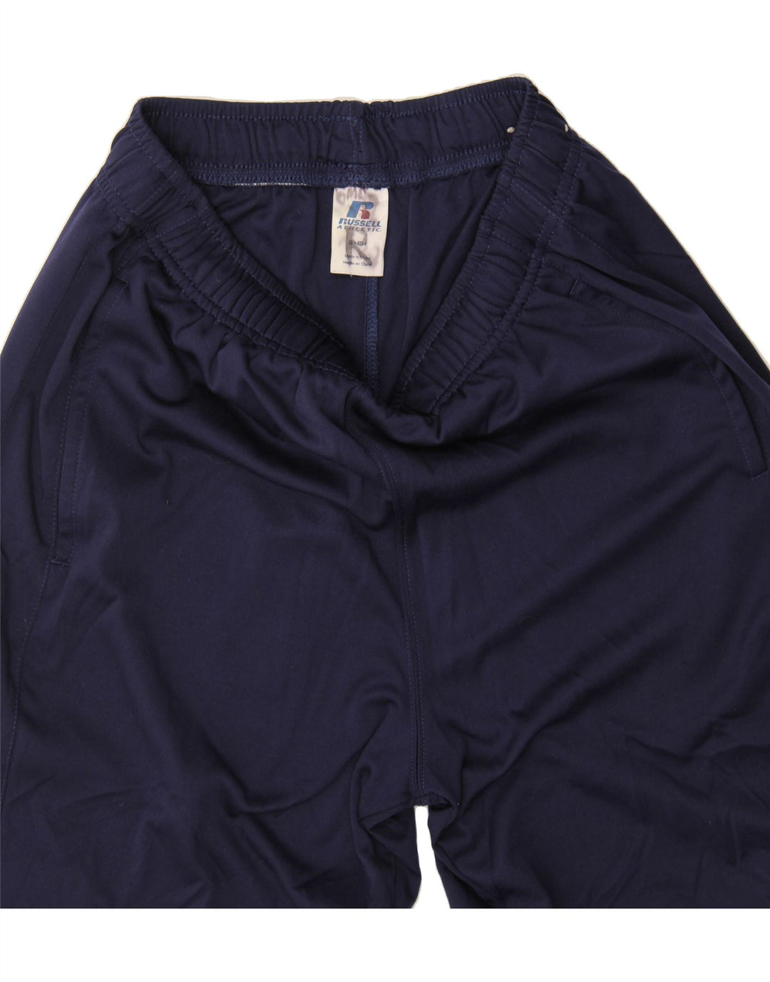 RUSSELL ATHLETIC Mens Sport Shorts Small  Navy Blue Polyester Vintage Russell Athletic and Second-Hand Russell Athletic from Messina Hembry 