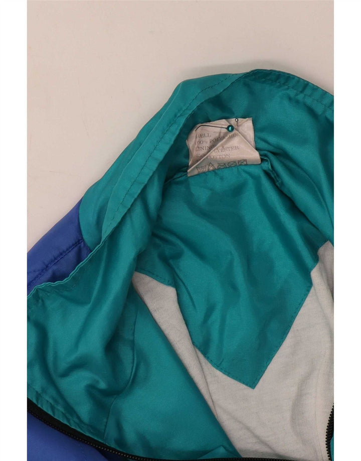 Kurtka męska dresowa w stylu vintage, UK 42/44, duża, wielobarwna, z blokami kolorów